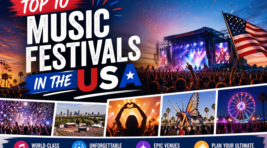 Top 10 Music Festivals in the USA 2026–2027