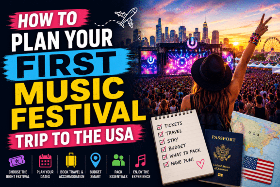 Premier voyage aux États-Unis pour un festival de musique