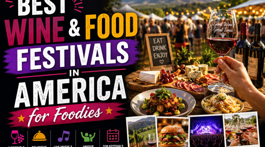Best Wine & Food Festivals in America for Foodies